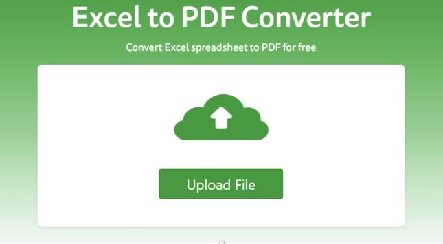 excel to PDF converter