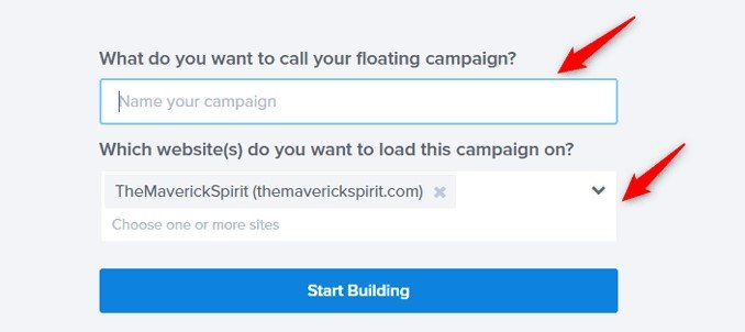 Give Time to Your Campaign and Select the Websites