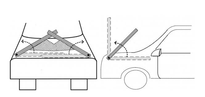 The idea of nets on your car to protect