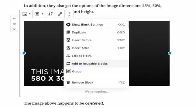 Reusable Blocks